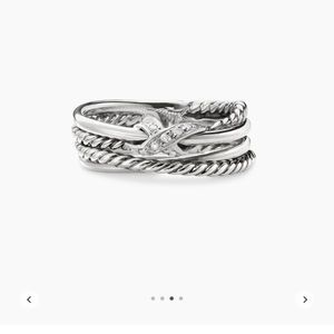 David Yurman X Crossover Band Ring (Size 6)
